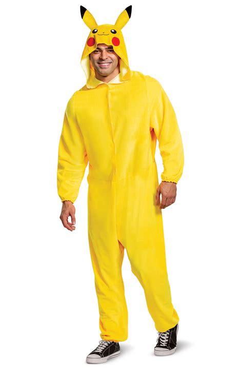 Pikachu Classic Adult Costume - PureCostumes.com