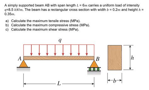 [Solved] Stresses in Beams, calculate the maximum tensile stress ...