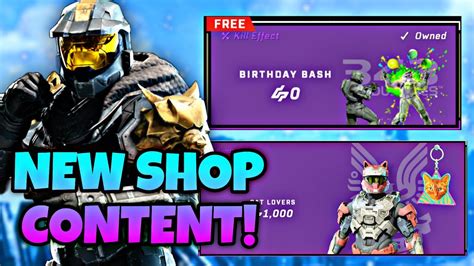 Halo Infinite Store Items - November 8th (New FREE Item!) - YouTube