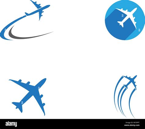 Airplane icon vector illustration design Logo Template Stock Vector ...