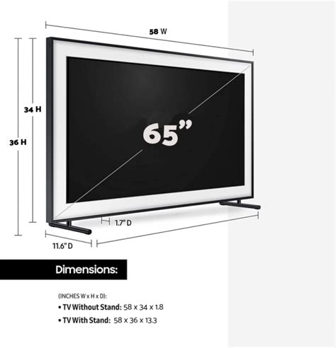 How wide is a 65 inch TV: What are the dimensions of a 65-inch tv ...