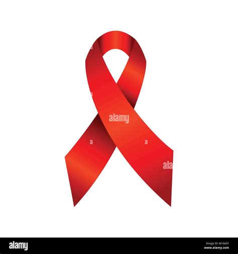 HIV Aids Awareness Red Ribbon Symbol Vector Graphic Logo Design Stock ...