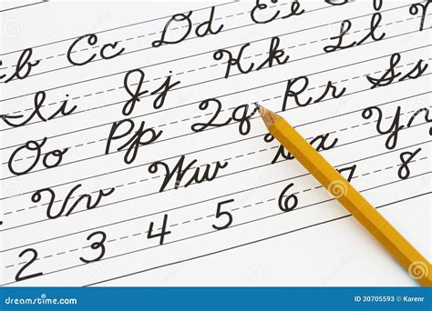 Cursive Writing On Papyrus Royalty-Free Stock Image | CartoonDealer.com ...