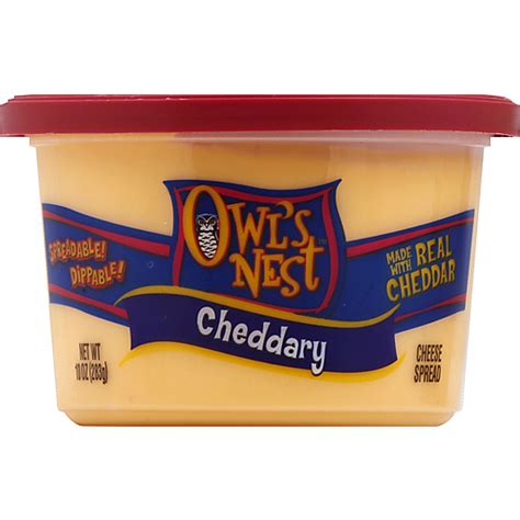 Owls Nest Cheese Spread, Cheddary | Cheese Spreads & Dips | Riesbeck