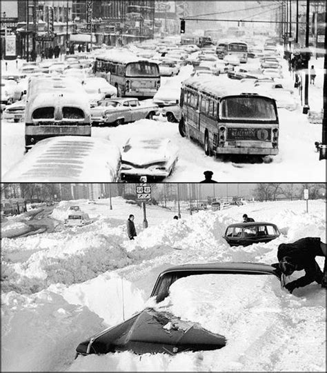 Chicago Blizzard of 1967.Only two days before, the temperature had ...