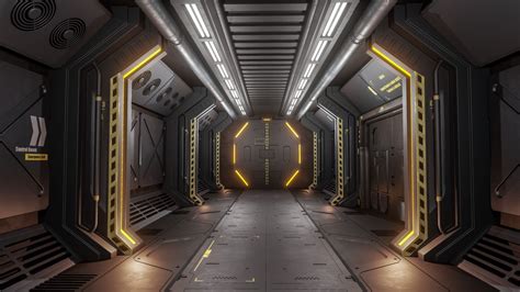 Sci fi corridor unreal engine 4 jerod oakes – Artofit