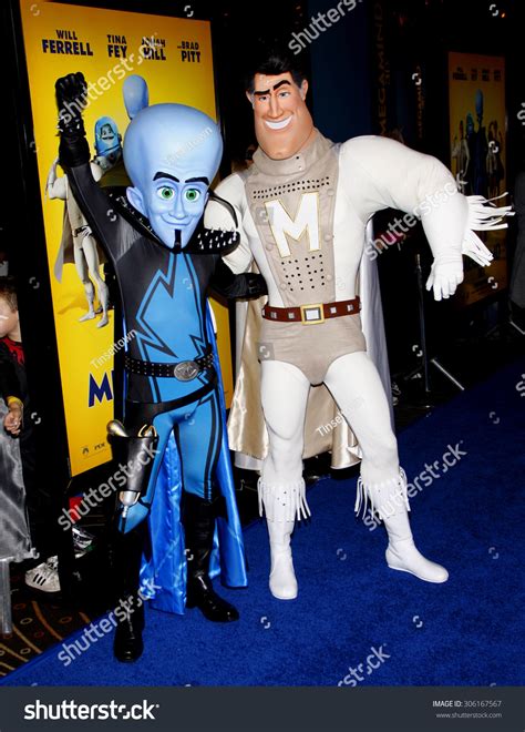 Megamind Metro Man Los Angeles Premiere Stock Photo 306167567 ...