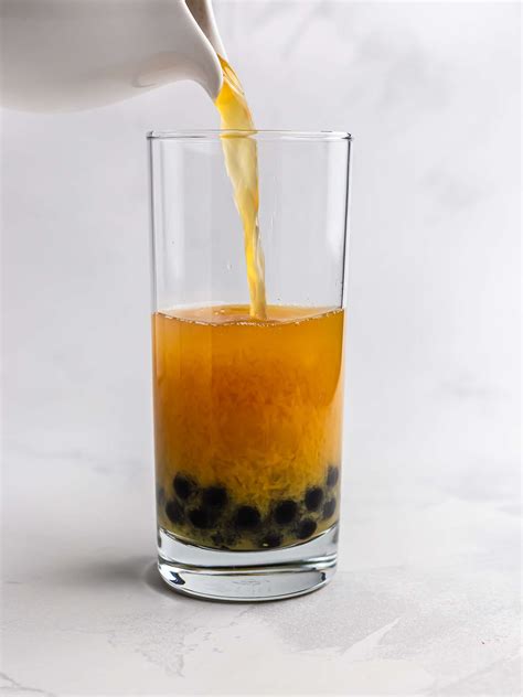 Passion Fruit Bubble Tea (Sugar-Free) | Foodaciously