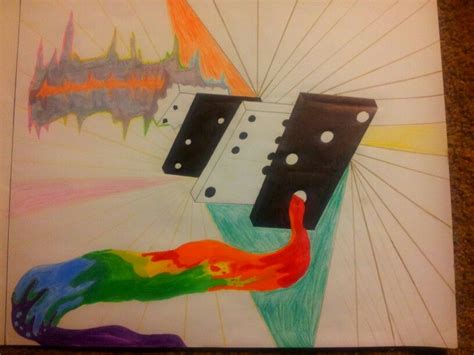 Domino Effect :) abstract piece for my art portfolio