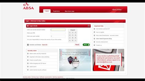 Absa Online Banking South Africa | How To Register Absa Internet ...