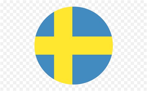 Flag Of Sweden Emoji For Facebook Email Sms - Sweden Circle Flag ...