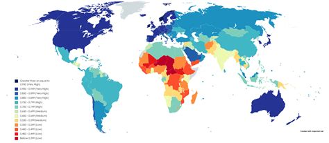 Human Development Index (HDI) Ranking From the 2020 Human Development ...