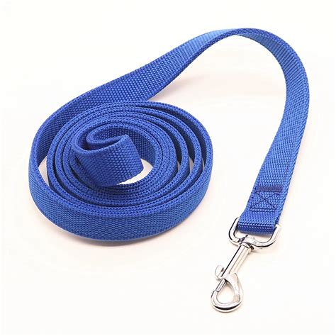 Dog leash Nylon Plain double layer 1.8m dog training leashes safety ...