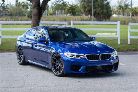 BMW M5 F90 Blue HRE P204 Wheel | Wheel Front