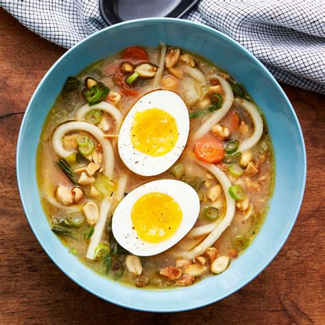 Recipe: Udon Noodle Soup with Miso & Soft-Boiled Eggs - Blue Apron