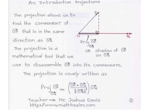 Vector Projection Sample