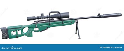 Modern sniper rifle stock image. Image of special, assault - 150533319