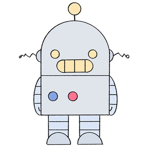 Robot Drawing For Kids