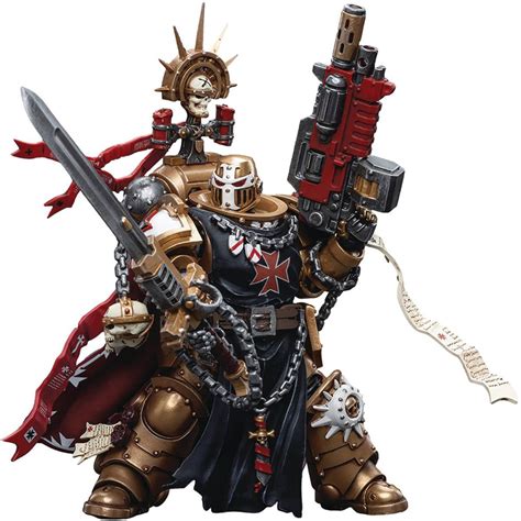 Joy Toy Warhammer 40,000 Black Templars High Marshal Helbrecht 1:18 ...