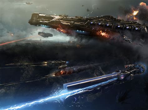 Star citizen, Spaceship art, Space battles