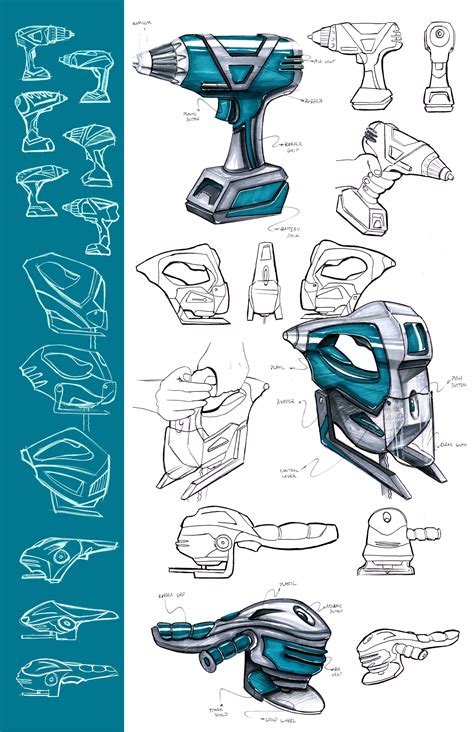 Power Tool Sketch Marker Rendering. Industrial Design. Product Design ...