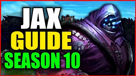 How to Play JAX for BEGINNERS (Best Build, Runes, Season 10) S10 Jax ...