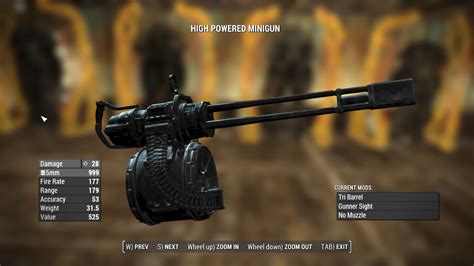 Black Minigun at Fallout 4 Nexus - Mods and community