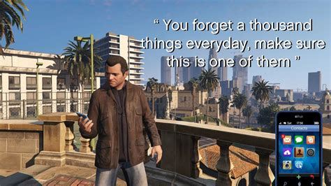 GTA 5 - This Is Where Michael's Quote Comes From... - YouTube