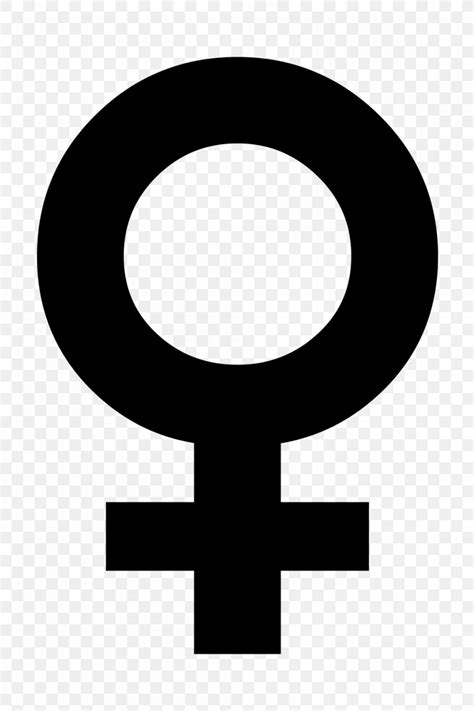 Gender Symbol Female, PNG, 1000x1500px, Gender Symbol, Black And White ...