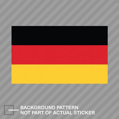 German Flag Sticker Decal Vinyl Germany | eBay