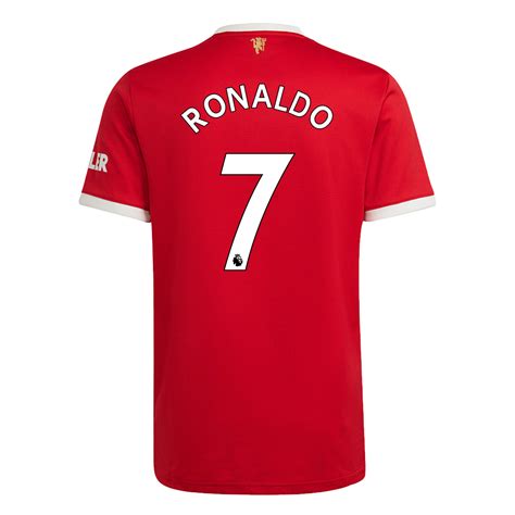 Manchester United Jersey Custom Home RONALDO #7 Soccer Jersey 2021/22