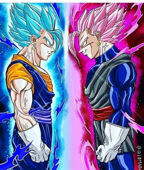 Super Vegito blue vs goku black rose 👌👌 | •Anime• Amino