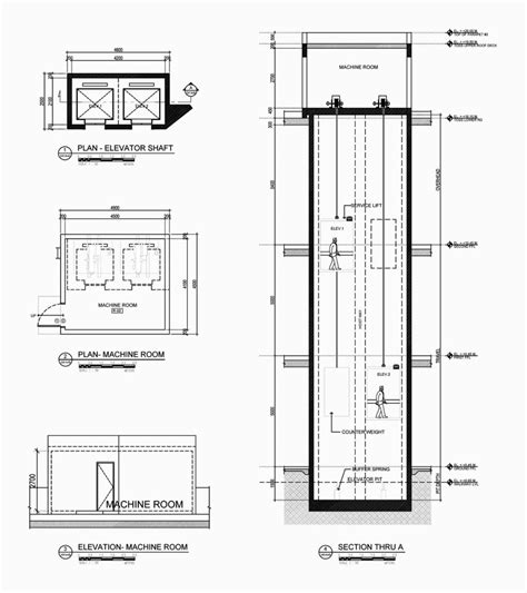 Elevator Plan Drawing at PaintingValley.com | Explore collection of ...