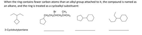 Solved 2. Cycloalkane Nomenclature Cycloalkane are alkanes | Chegg.com