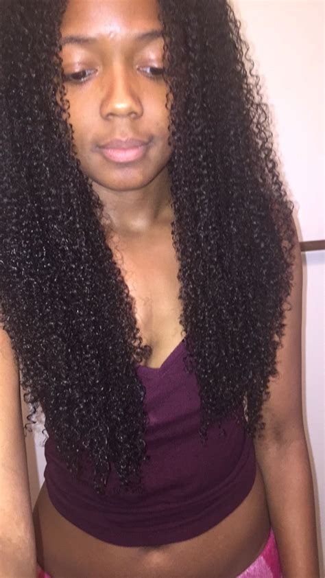 Long Natural Curly Hair, Beautiful Curly Hair, Black Natural Hairstyles ...