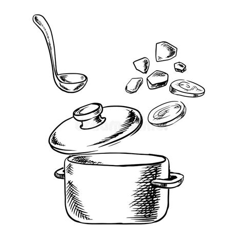 Outline Cooking Pot Drawing - Cooking Pot Images 2021