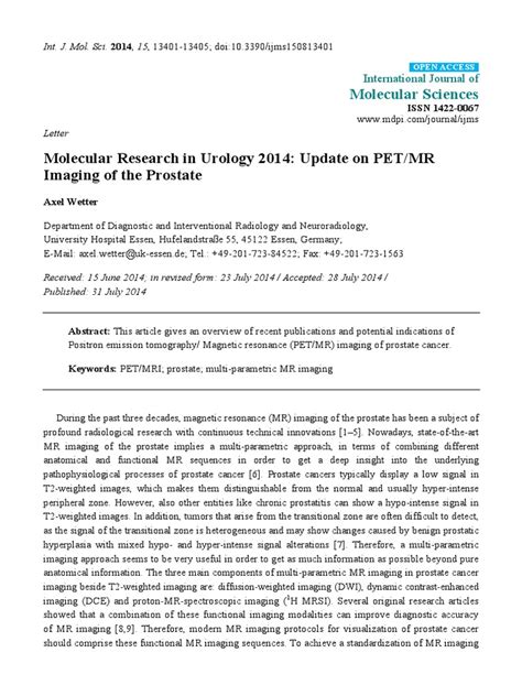 Journal of Radiology | Medical Imaging | Magnetic Resonance Imaging