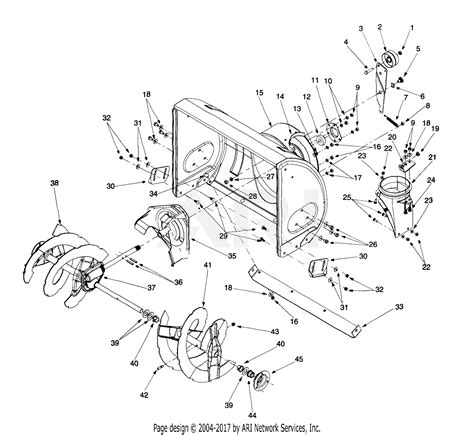 Snow Chief Snowblower Parts Diagram