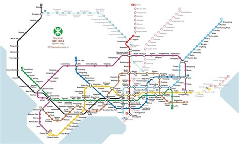 Awesome Shenzhen Metro Rail Map Subway Map Metro Map Metro Rail ...