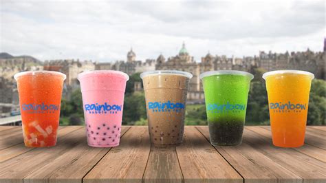 Rainbow Bubble Tea, Waverley Mall Edinburgh