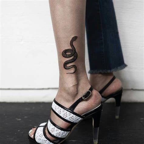 Image result for snake tattoo ankle | Trendy tattoos, Snake tattoo ...