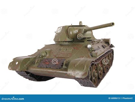 Model Of T-34 Tank Stock Image | CartoonDealer.com #6888613