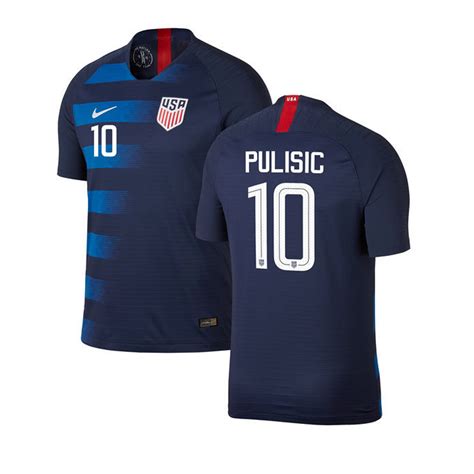 Nike Youth USA Christian Pulisic #10 Soccer Jersey (Away 18/19 ...