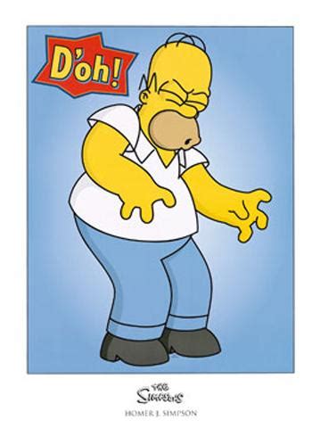 The Simpsons - Homer Simpson D'oh! - Art Prints - buy posters online ...