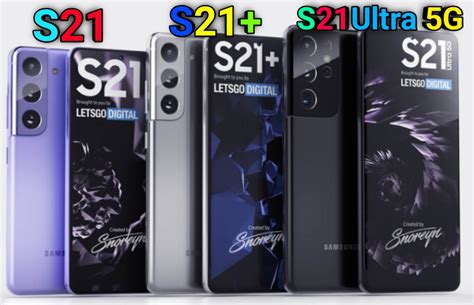 Comparison b/w Samsung Galaxy S21,S21+,S21 ULTRA 5G PHONE