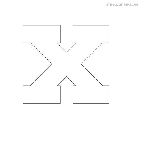 the letter x is made up of two rectangles with arrows pointing to each ...