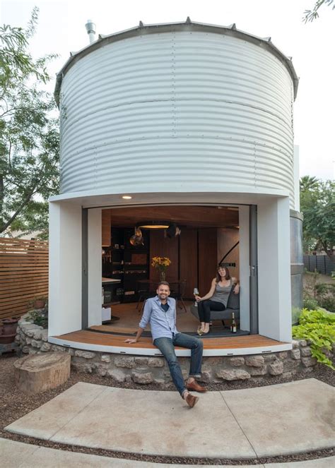 Grain Silo Converted Into A Cozy 340 Square Foot Small House ...