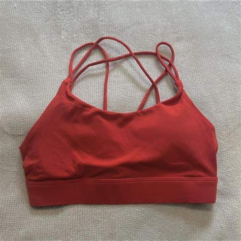 red sports bra 🚨 - size xs - brand new never worn -... - Depop