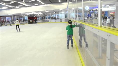 Ice Skating at SM Megamall - YouTube