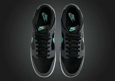 Green Glow Swooshes Contrast This Nike Dunk Low Colorway